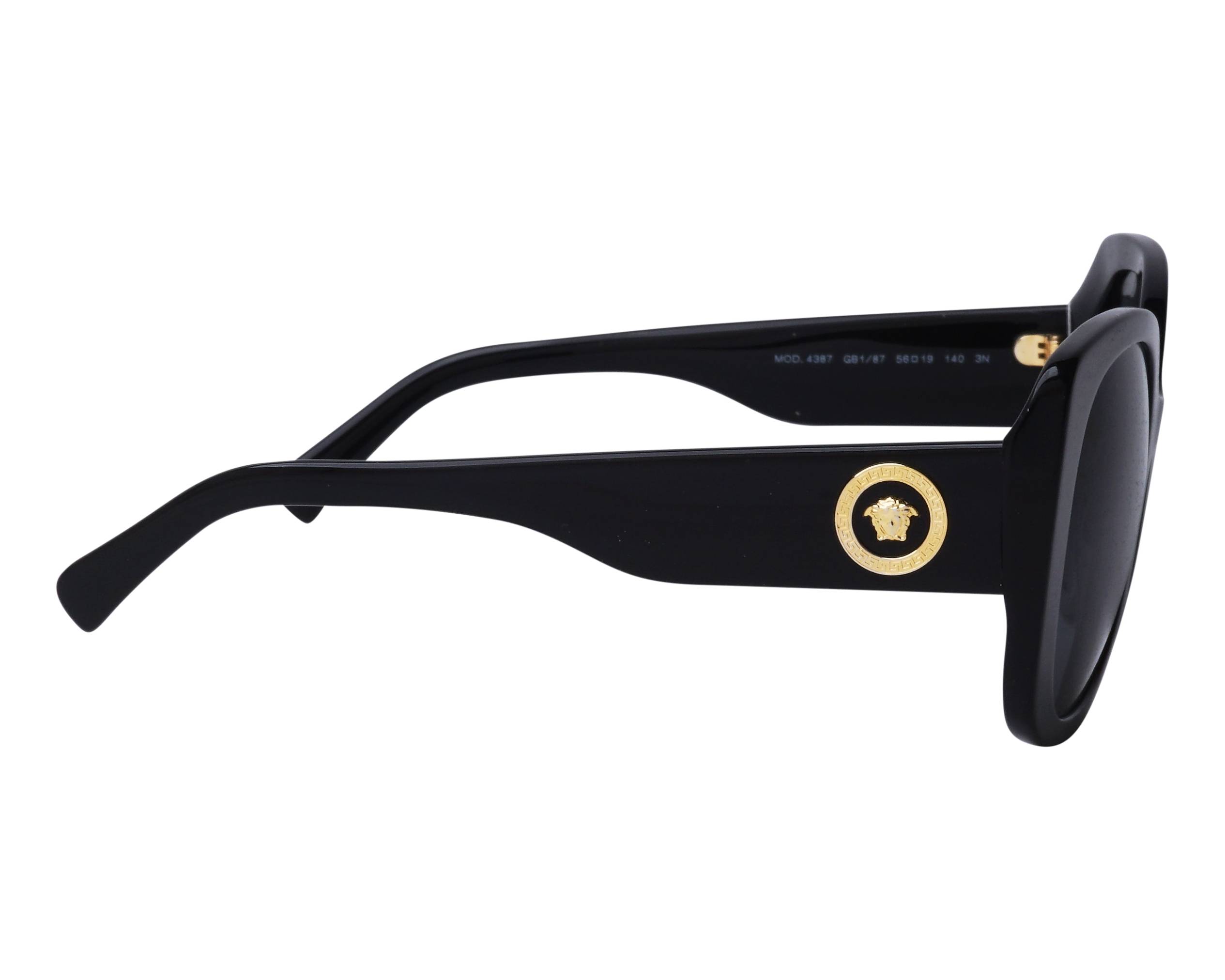 Versace VE4387 GB1/87 56-19 schwarz  Seitenansicht