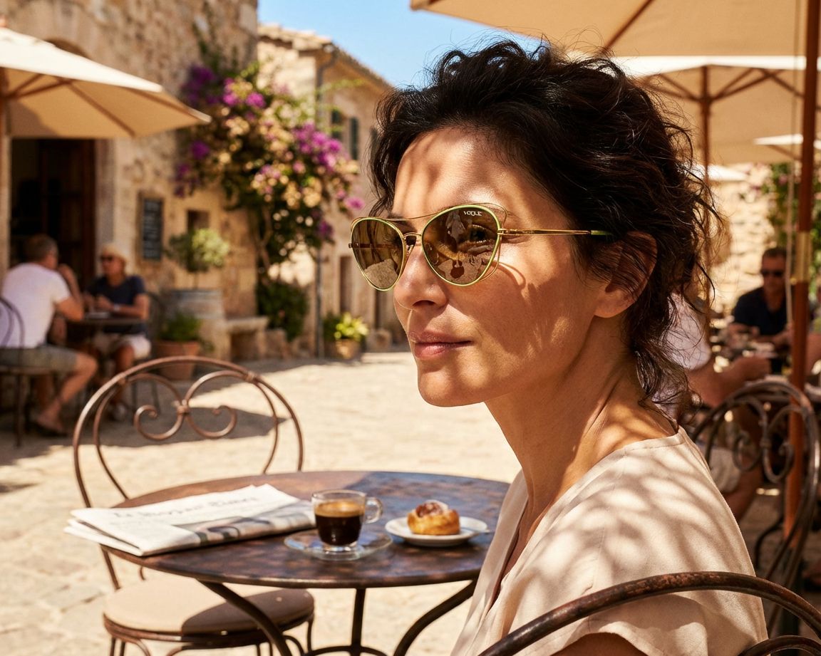 Vogue Eyewear VO-4070-S 50655A 57-17 gold grün andere Ansicht