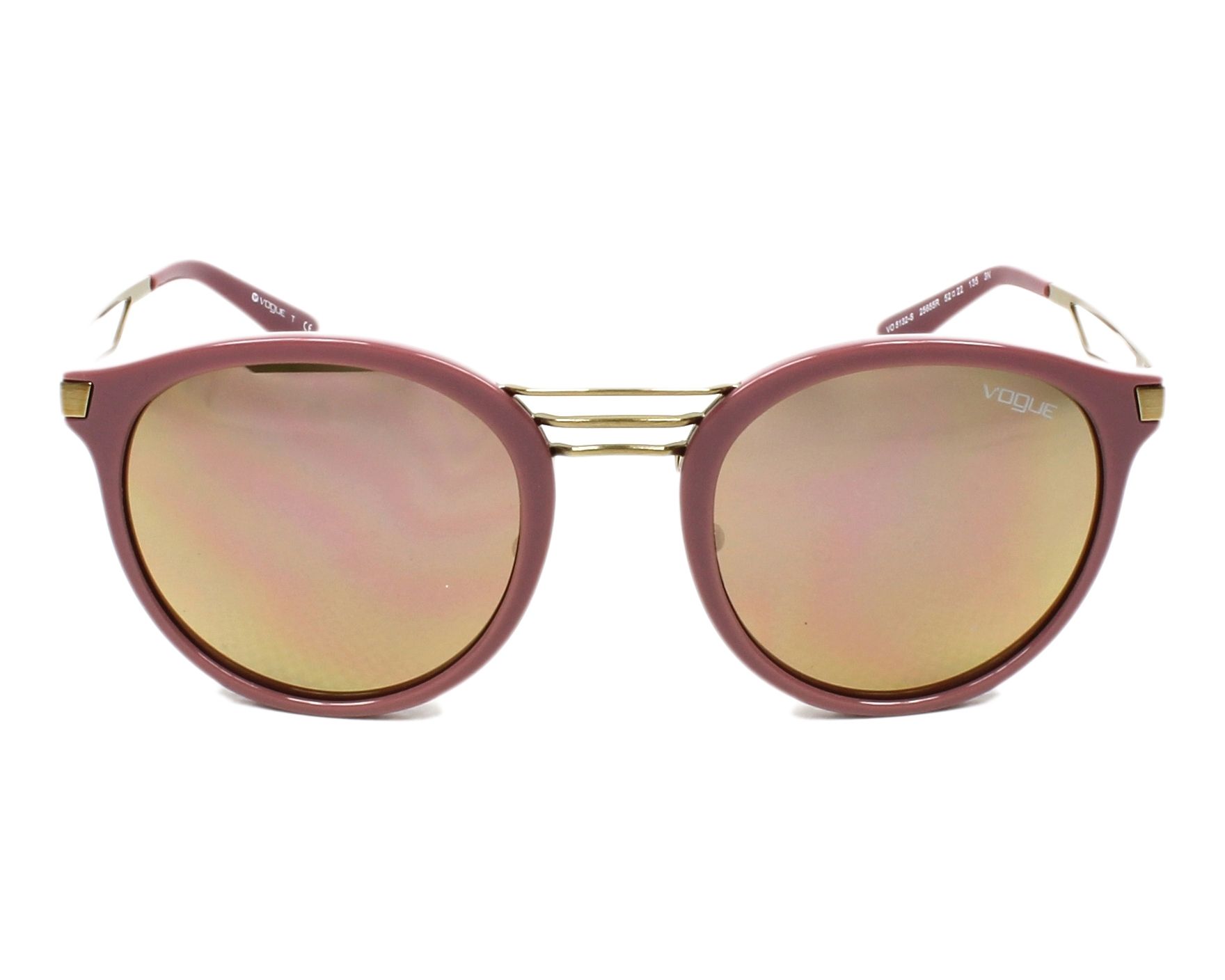 Vogue Eyewear VO-5132-S 25655R 52-22 violett gold Vorderansicht