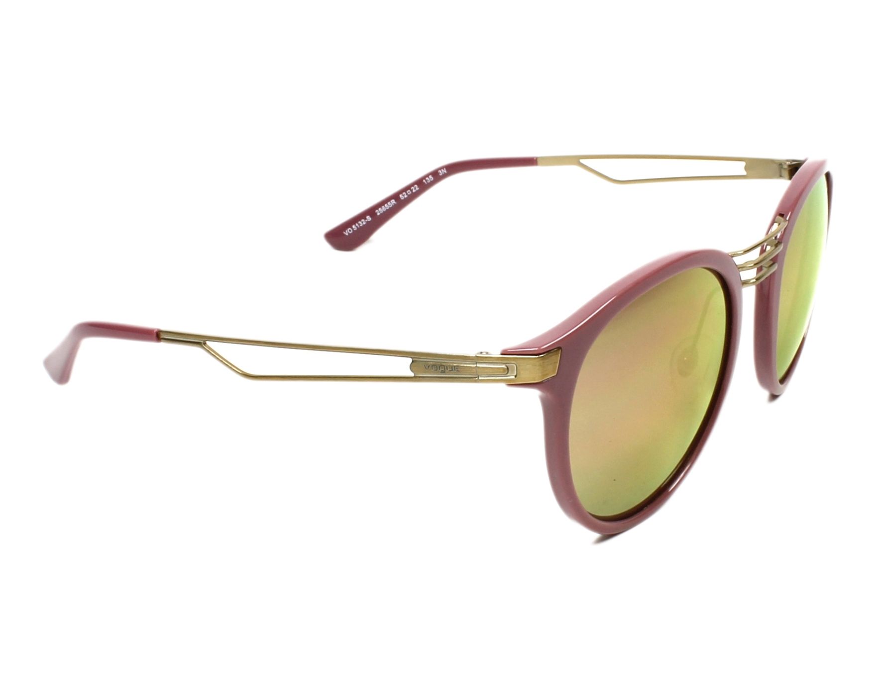 Vogue Eyewear VO-5132-S 25655R 52-22 violett gold Seitenansicht
