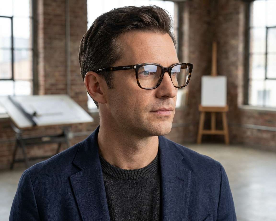 Yves Saint Laurent SL-M129 002 54-18 Havana  andere Ansicht