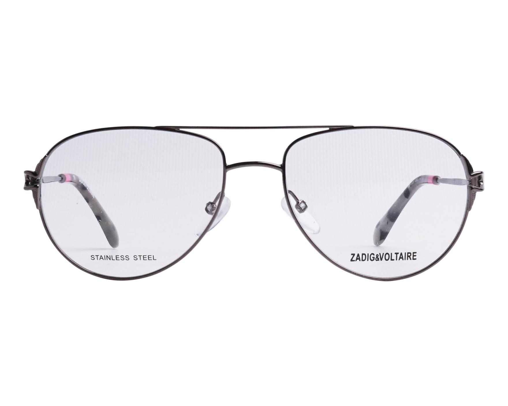 Zadig et Voltaire VZV223 0509 55-17 gun metall pink Vorderansicht
