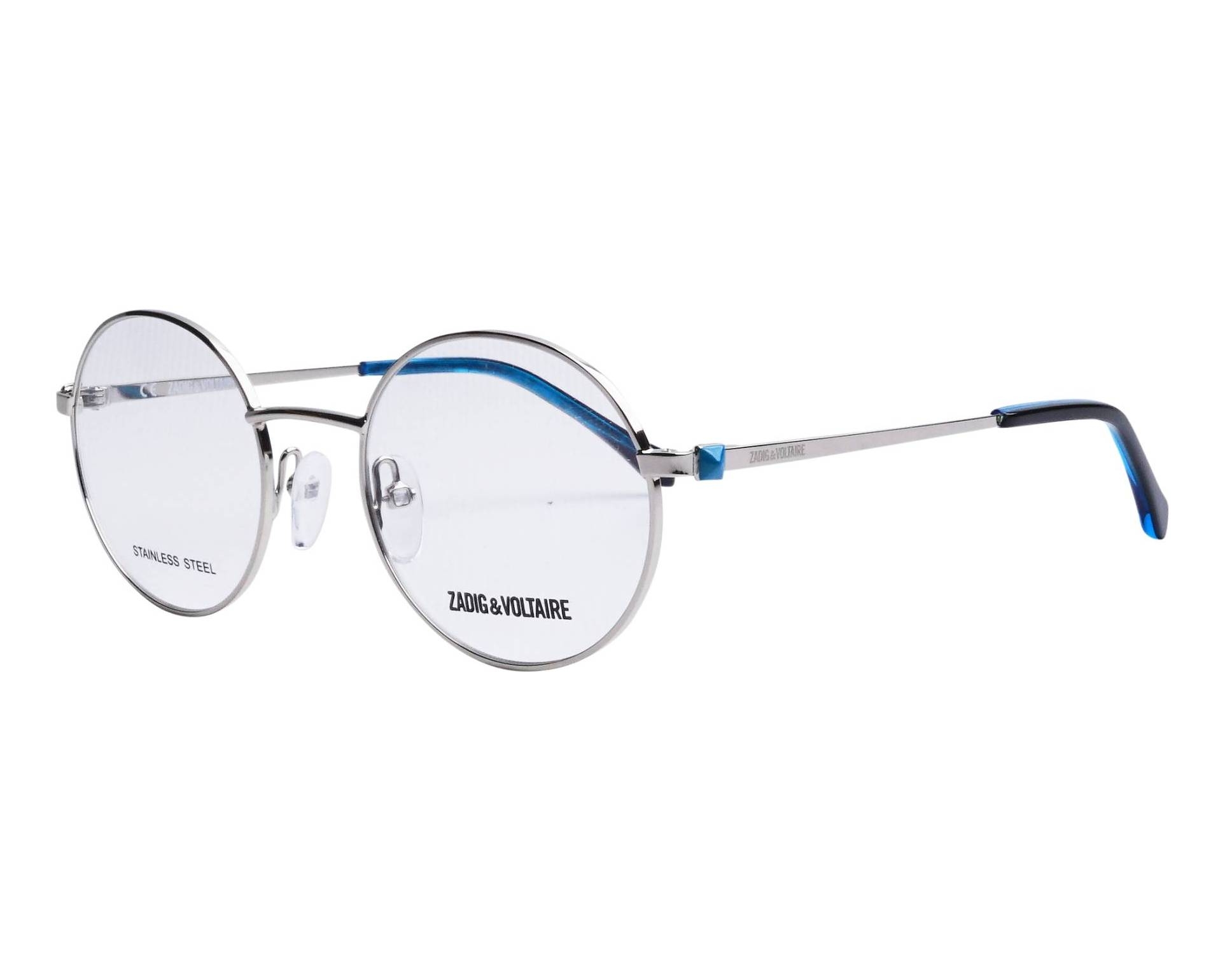 Zadig et Voltaire VZJ-032 0579 47-19 silber blau Profilansicht