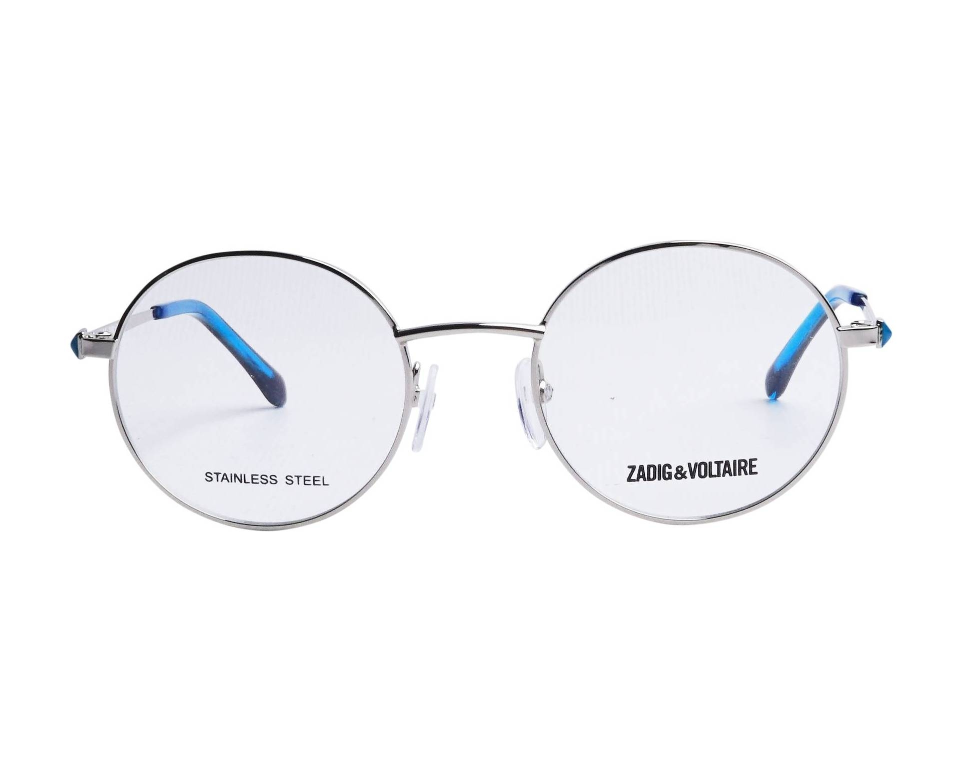 Zadig et Voltaire VZJ-032 0579 47-19 silber blau Vorderansicht
