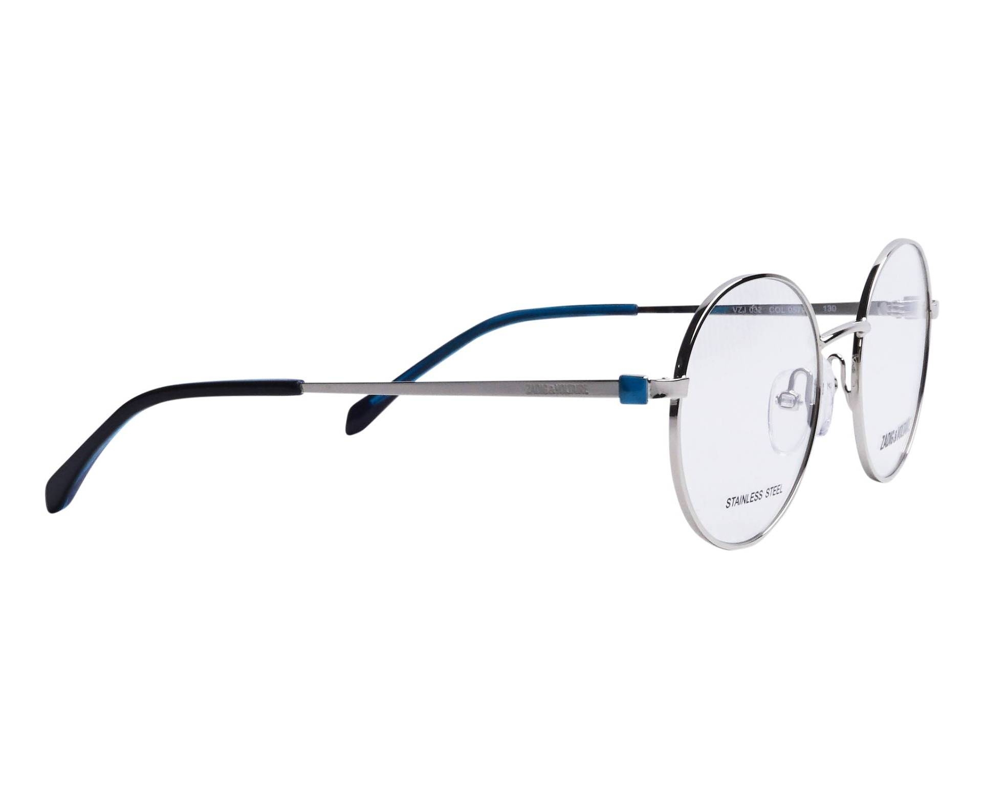 Zadig et Voltaire VZJ-032 0579 47-19 silber blau Seitenansicht