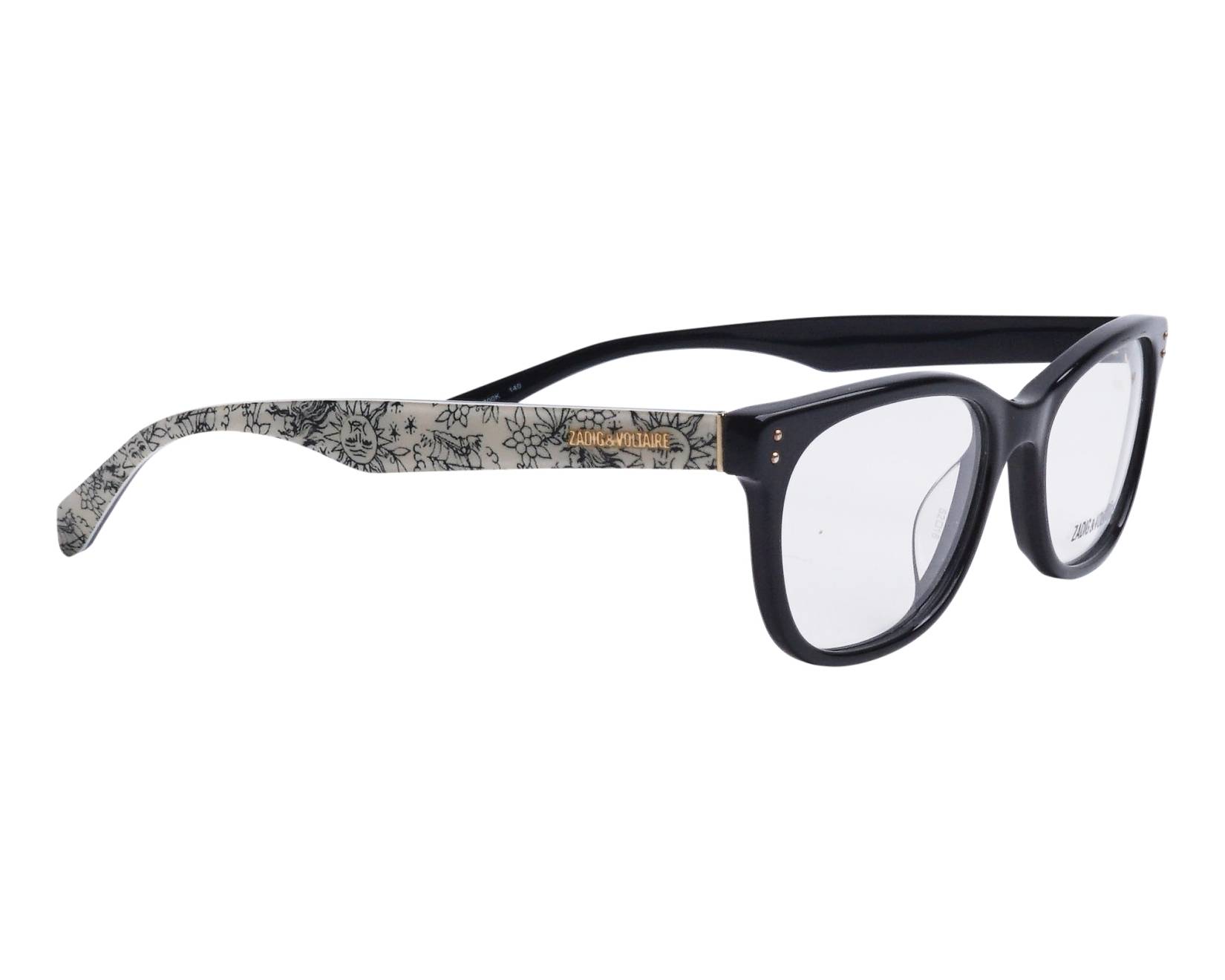 Zadig et Voltaire VZV-164 700K 52-18 schwarz  Seitenansicht