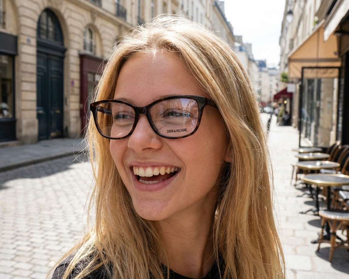 Zadig et Voltaire VZJ-002 0AM5 - havana schwarz andere Ansicht