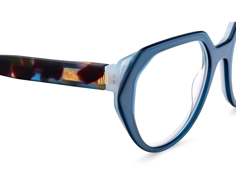 Etnia Barcelona Etnia Barcelona LAVAL BLHV 51-18 Bleu Havane Seitenansicht