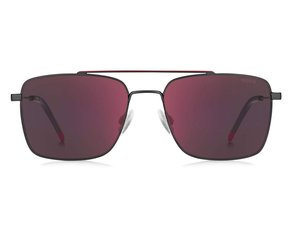 Hugo Boss Hugo Boss HG-1177-S BLX/AO 57-18 Black Red Seitenansicht