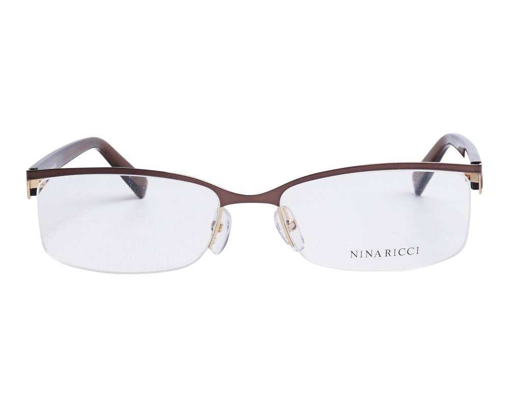 Nina Ricci Nina Ricci VNR-022 0306 55-17 Gun Brown Vorderansicht