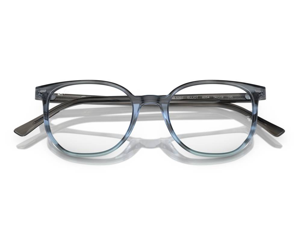 Ray-Ban Ray-Ban RX5397 8254 48-19 grau  360-Grad-Ansicht 4