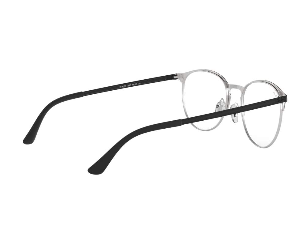 Ray-Ban Ray-Ban RX6375 2861 51-18 Noir  360-Grad-Ansicht 10