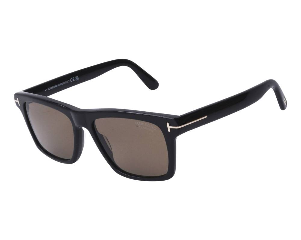 Tom Ford Tom Ford TF-0906 01H 56-17 schwarz  Profilansicht