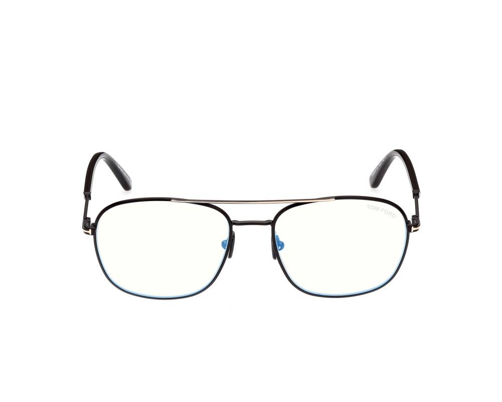 Tom Ford Tom Ford FT5830-B 001 54-17 schwarz gold Seitenansicht