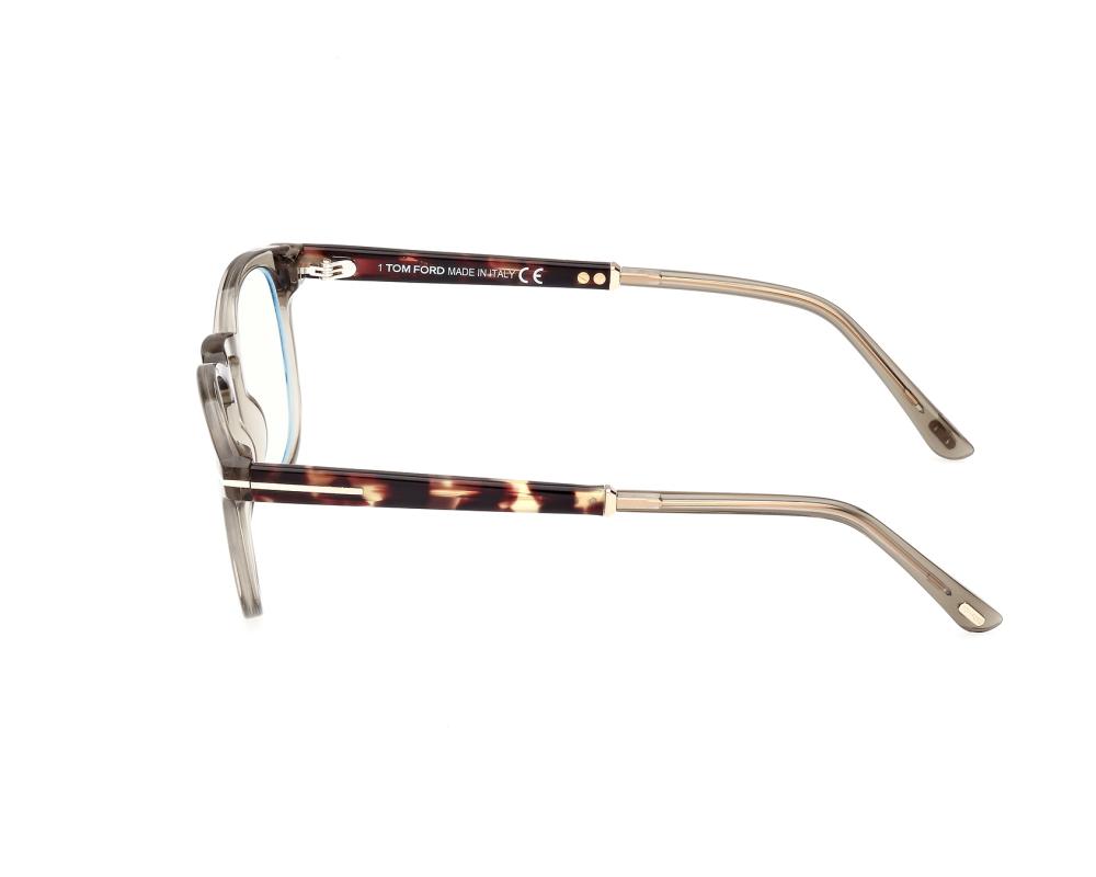 TOM FORD Damen Brillengestell FT5120095 - Braunes Rechteck Design