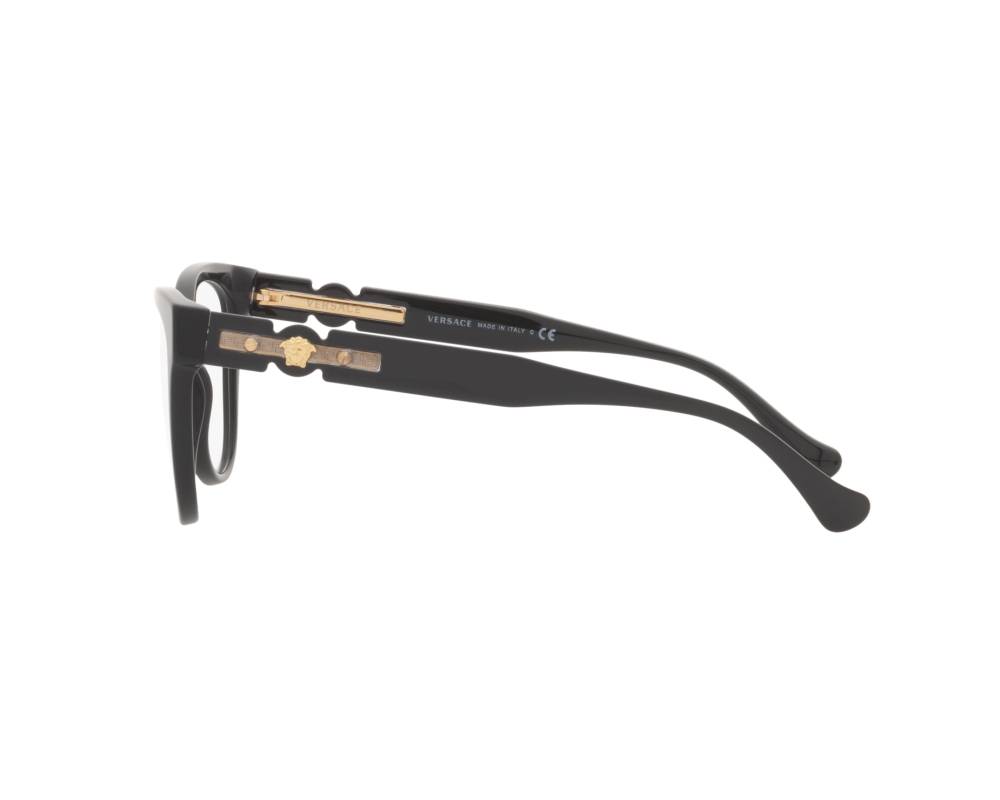 Versace Versace VE3304 GB1 53-18 schwarz  360-Grad-Ansicht 5