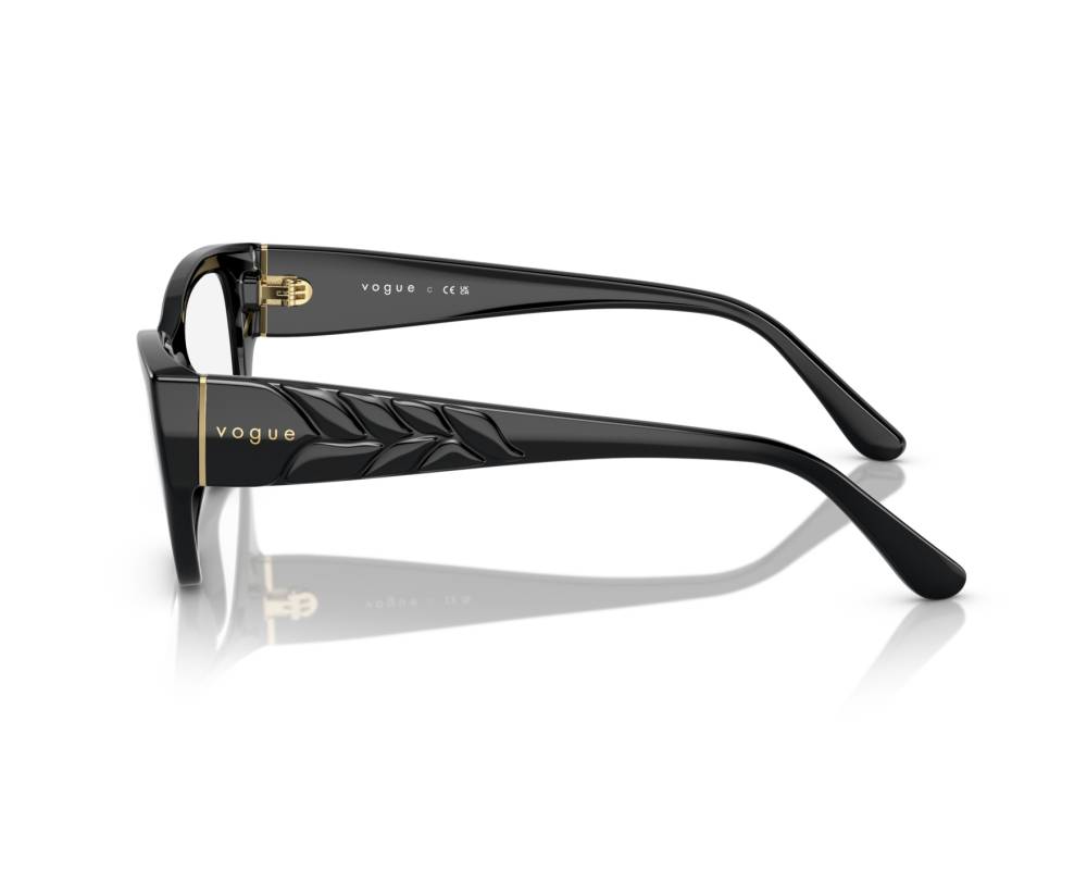 Vogue Vogue Eyewear VO5483 W44 52-16 schwarz  360-Grad-Ansicht 6